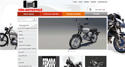 Desktop Screenshot of dum-motocyklu.cz